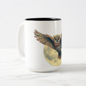 Tasse 2 Couleurs taza de buho (Devant gauche)