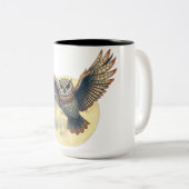Tasse 2 Couleurs taza de buho (Devant droit)
