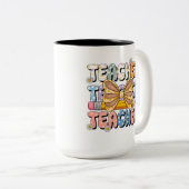 Tasse 2 Couleurs Taza de cafe Teacher  (Devant droit)