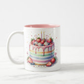 Tasse 2 Couleurs Taza de cumpleaños  (Gauche)