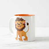 Tasse 2 Couleurs taza de Leone (Devant gauche)
