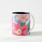 Tasse 2 Couleurs Taza floreada y chic (Devant droit)