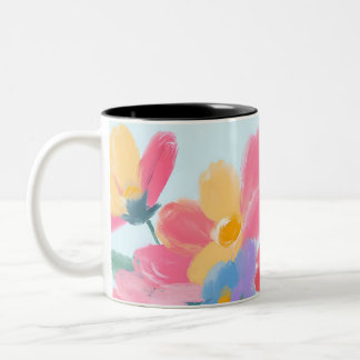 Tasse 2 Couleurs Taza floreada y chic