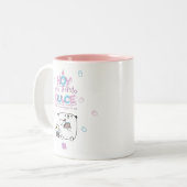 Tasse 2 Couleurs Taza│Hoy me siento dulce (Devant gauche)