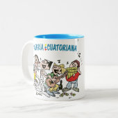 Tasse 2 Couleurs Taza JP y amigos (Devant gauche)
