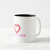 Tasse 2 Couleurs taza love mon (Devant droit)