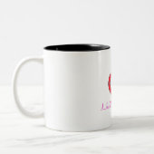 Tasse 2 Couleurs taza love mon (Gauche)