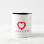 Tasse 2 Couleurs taza love mon (Centre)