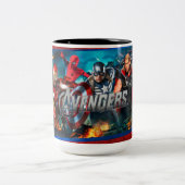 Tasse 2 Couleurs Taza Marvel (Centre)