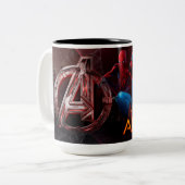 Tasse 2 Couleurs Taza Marvel (Devant gauche)