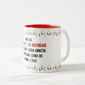 Tasse 2 Couleurs Taza navideña (Devant droit)