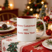 Tasse 2 Couleurs Taza Navideña con adorable osito