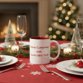 Tasse 2 Couleurs Taza Navideña con adorable osito