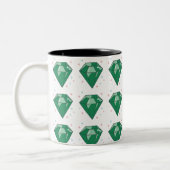 Tasse 2 Couleurs Taza Varias esmeraldas (Gauche)