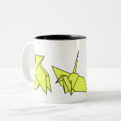 Tasse 2 Couleurs tazaorigami2 (Devant gauche)