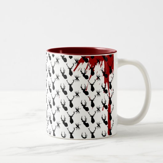 Tasse 2 Couleurs tazasangretaxidermia (Droit)
