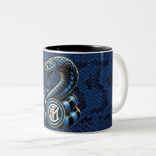 Tasse 2 Couleurs Tazza Inter calcio (Devant droit)