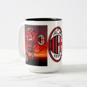 Tasse 2 Couleurs Tazza Milan calcio (Devant gauche)