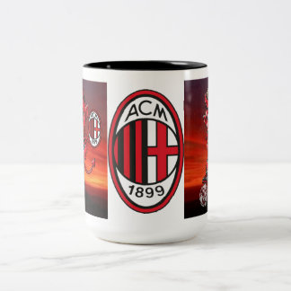Tasse 2 Couleurs Tazza Milan calcio