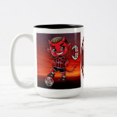 Tasse 2 Couleurs Tazza Milan calcio (Gauche)
