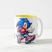 Tasse 2 Couleurs Tazza Sonic (Devant droit)