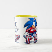 Tasse 2 Couleurs Tazza Sonic (Centre)