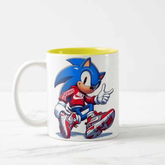 Tasse 2 Couleurs Tazza Sonic (Gauche)