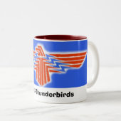 Tasse 2 Couleurs TBird, Thunderbirds de SHHS (Devant droit)