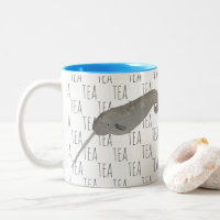 Tea Marine Mammal Aquarelle Narwhal