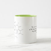 Tasse 2 Couleurs Tea molecule porcelain cup and CS Lewis quote (Centre)
