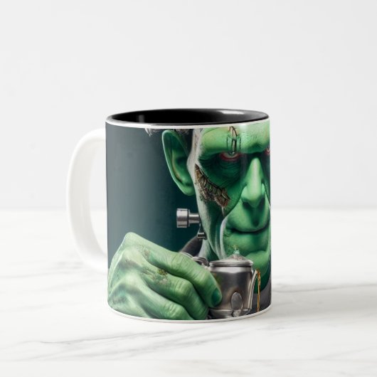 Tasse 2 Couleurs Tea Time Frankenstein (Devant gauche)