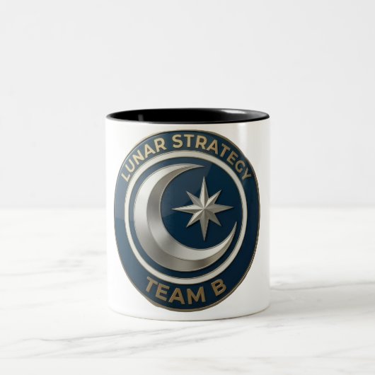 Tasse 2 Couleurs Team B Lunar Strategy Emblem | Moon & Star Leaders (Centre)
