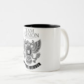 Tasse 2 Couleurs Team Harmon Membre à vie (Devant droit)