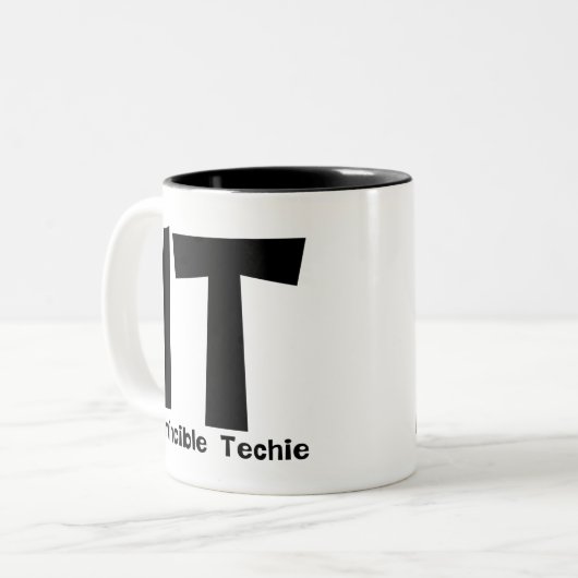 Tasse 2 Couleurs Techie invincible (Devant gauche)