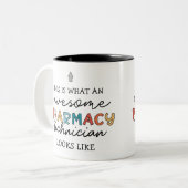 Tasse 2 Couleurs Technicien en pharmacie Awesome Technologie en pha (Devant gauche)