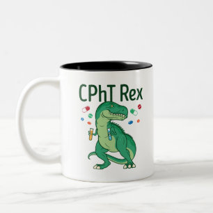 Tasse 2 Couleurs Technicien en pharmacie Tech CPhT Rex