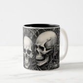 Tasse 2 Couleurs Techno crânes 016 (Devant droit)