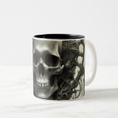 Tasse 2 Couleurs Techno crânes 057 (Devant droit)
