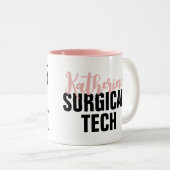 Tasse 2 Couleurs Technologie chirurgicale personnalisée | Technolog (Devant droit)