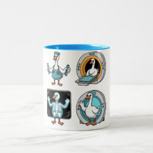 Tasse 2 Couleurs Technologue en radiologie Joyeux Rigolo , Radiogra