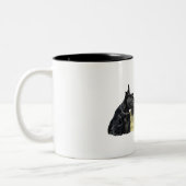 Tasse 2 Couleurs Teckels écossais noirs et froment (Gauche)