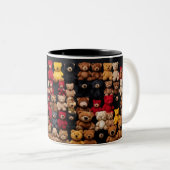Tasse 2 Couleurs Teddy Bear Knolling (Devant droit)