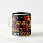Tasse 2 Couleurs Teddy Bear Knolling (Devant gauche)