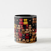 Tasse 2 Couleurs Teddy Bear Knolling (Centre)
