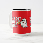 Tasse 2 Couleurs Tee face feuille (Devant gauche)