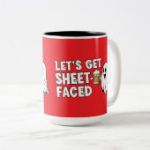 Tasse 2 Couleurs Tee face feuille (Devant droit)