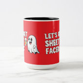 Tasse 2 Couleurs Tee face feuille (Centre)