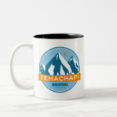 Tasse 2 Couleurs Tehachapi Mountains California Stars Moon (Gauche)