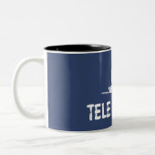 Tasse 2 Couleurs Tele Addict (Gauche)