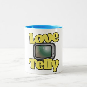 Tasse 2 Couleurs Télé amour